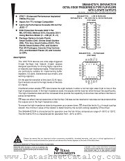 SN54AHCT574FK datasheet pdf Texas Instruments