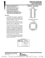 SN54BCT620AFK datasheet pdf Texas Instruments