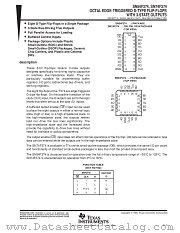 SN54F374FK datasheet pdf Texas Instruments