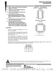 SN54LVU04J datasheet pdf Texas Instruments