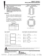 SN54AC11W datasheet pdf Texas Instruments