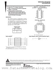 SN54ACT04J datasheet pdf Texas Instruments