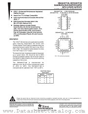 SN54AHCT126W datasheet pdf Texas Instruments
