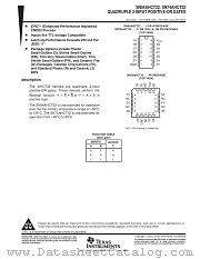 SN54AHCT32W datasheet pdf Texas Instruments