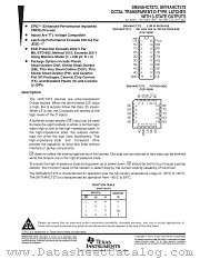 SN54AHCT373W datasheet pdf Texas Instruments