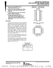 SN54BCT2244W datasheet pdf Texas Instruments