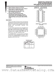 SN54BCT760W datasheet pdf Texas Instruments