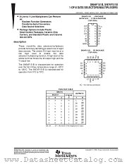 SN54F151BJ datasheet pdf Texas Instruments