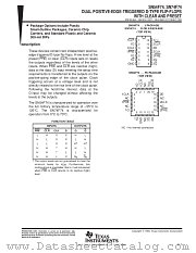 SN54F74FK datasheet pdf Texas Instruments