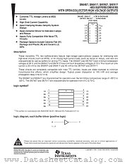 SN5407W datasheet pdf Texas Instruments