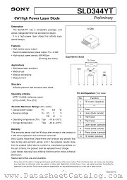 SLD344YT-3 datasheet pdf SONY