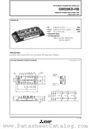 QM20 datasheet pdf Mitsubishi Electric Corporation