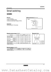 QS6M3 datasheet pdf ROHM