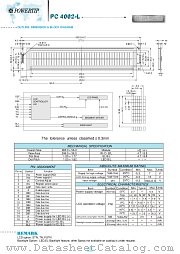 PC4002-L datasheet pdf Powertip Technology