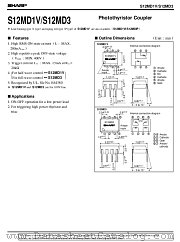 S12MD1 datasheet pdf SHARP