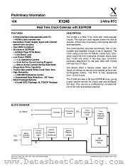 X1240 datasheet pdf Xicor
