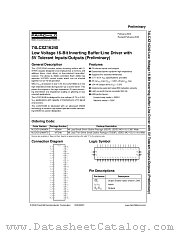74LCXZ16240MTD datasheet pdf Fairchild Semiconductor
