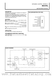 M51970 datasheet pdf Mitsubishi Electric Corporation