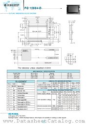 PG12864-D datasheet pdf Powertip Technology