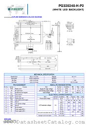 PG320240-H-P2 datasheet pdf Powertip Technology