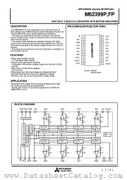 M62399 datasheet pdf Mitsubishi Electric Corporation