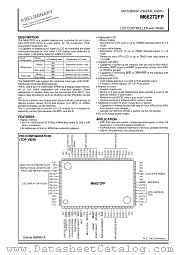 M66272 datasheet pdf Mitsubishi Electric Corporation
