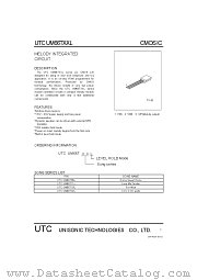 UM66TXX datasheet pdf Unisonic Technologies