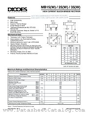 MB15 datasheet pdf Diodes