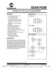 93AA86-P datasheet pdf Microchip