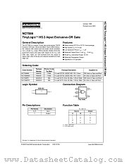 NC7S86M5 datasheet pdf Fairchild Semiconductor