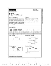 NC7ST04M5 datasheet pdf Fairchild Semiconductor