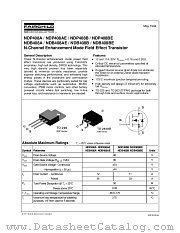 NDB408AE datasheet pdf Fairchild Semiconductor