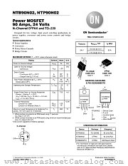 NTP90N02 datasheet pdf ON Semiconductor