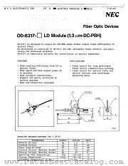 OD-8317 datasheet pdf NEC