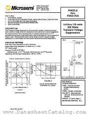 P5KE65 datasheet pdf Microsemi