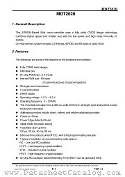 MDT2020 datasheet pdf Micon Design Technology