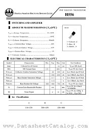 H556 datasheet pdf Shantou Huashan Electronic