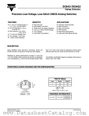 DG9421DV datasheet pdf Vishay