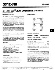 XR-5383CP datasheet pdf Exar
