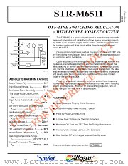 STR-M6511 datasheet pdf Allegro MicroSystems