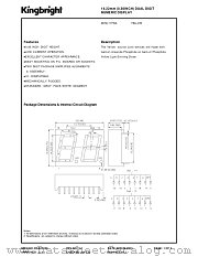 DC56-11YWA datasheet pdf Kingbright Electronic