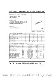UTC8050S datasheet pdf Unisonic Technologies