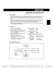 SED1351 datasheet pdf Seiko Instruments Inc
