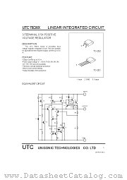 UTC78DXX datasheet pdf Unisonic Technologies