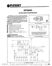 SP9680 datasheet pdf GEC Plessey Semiconductors