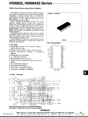 HD6852 datasheet pdf Hitachi Semiconductor