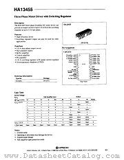 HA13455 datasheet pdf Hitachi Semiconductor
