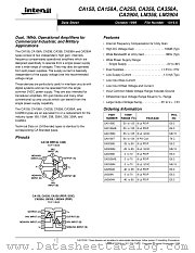 CA358A datasheet pdf Intersil
