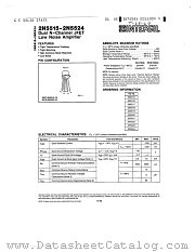 2N5516 datasheet pdf Intersil