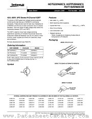 HGT1S20N60C3S datasheet pdf Intersil